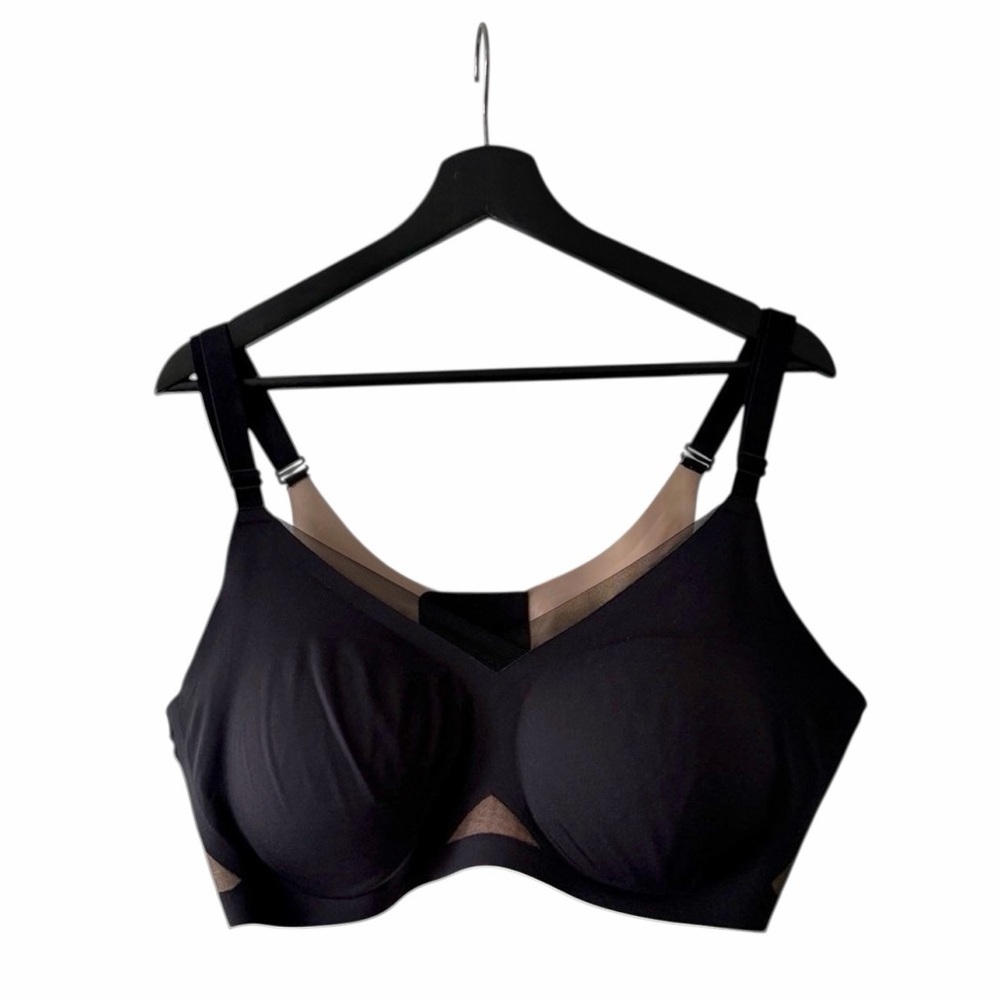 Honeylove Crossover Bra Black 2X - Picture 2 of 4